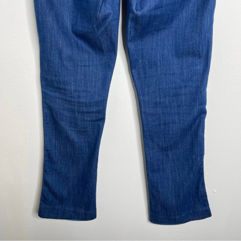 Lilly Pulitzer Ocean Cay High Rise Crop Flare Jeans Size 4 Retro 70’s - Picture 10 of 16